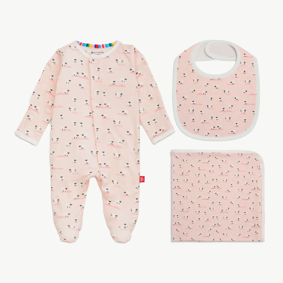 Goodnight Baby Gift Set Baa Baa Baby Pink - Magnetic Me