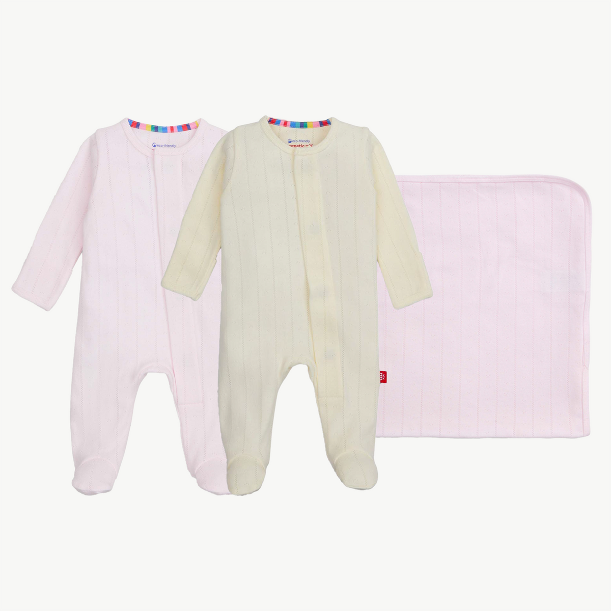 Hello Baby Gift Set Cotton Candy / Tofu - Magnetic Me