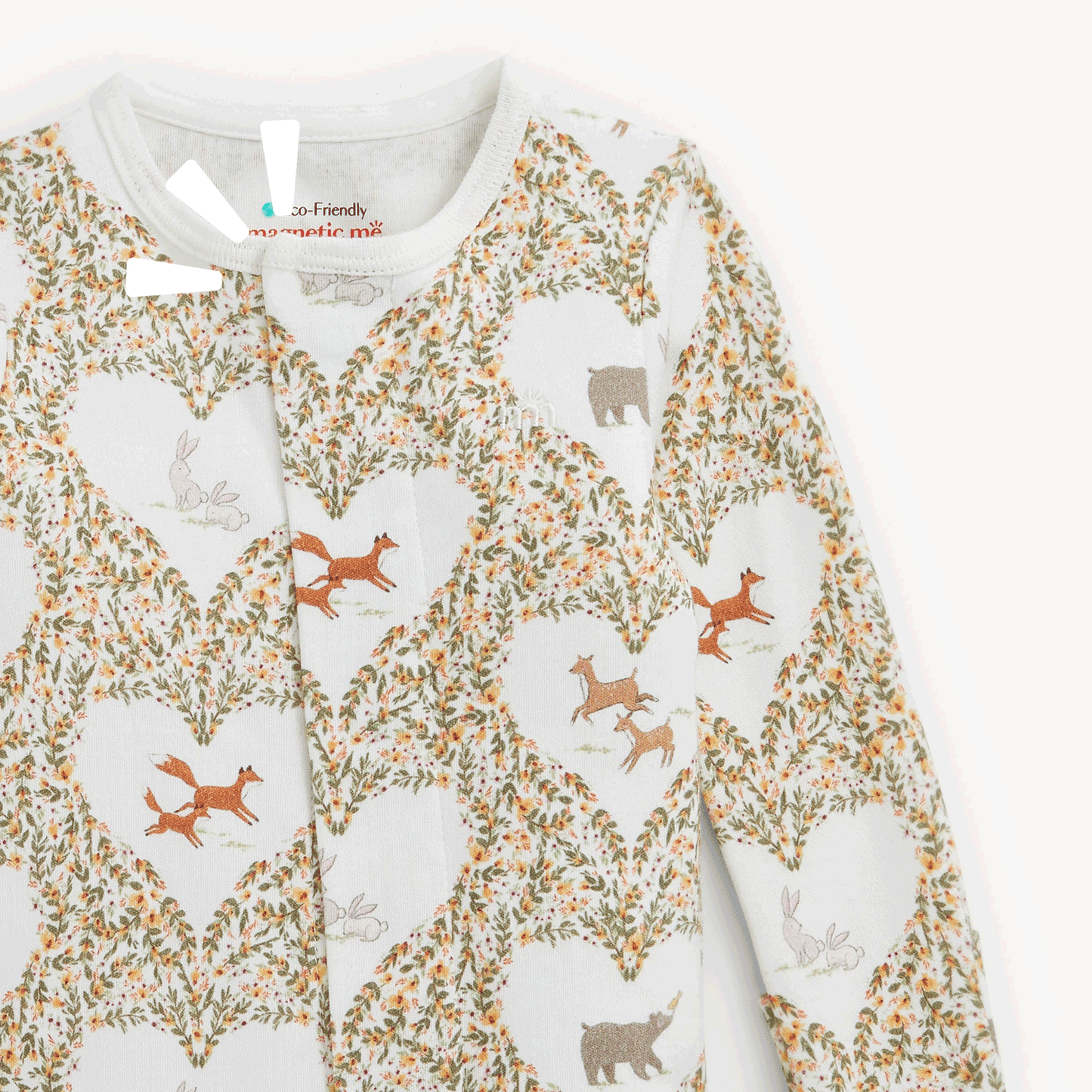Magnetic Coverall Animal Hearts - Magnetic Me