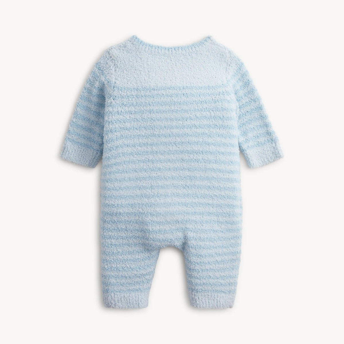 Magnetic Sweater Romper Baa Baa Stripe Blue - Magnetic Me