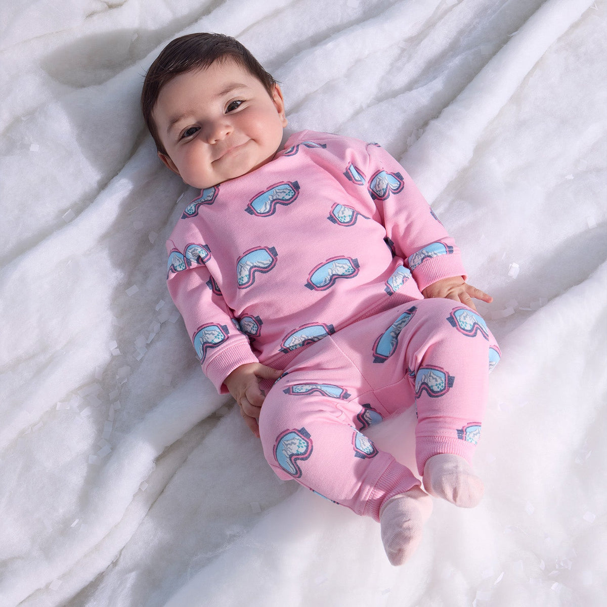 Magnetic Top & Jogger Set Pink Powder Playtime - Magnetic Me
