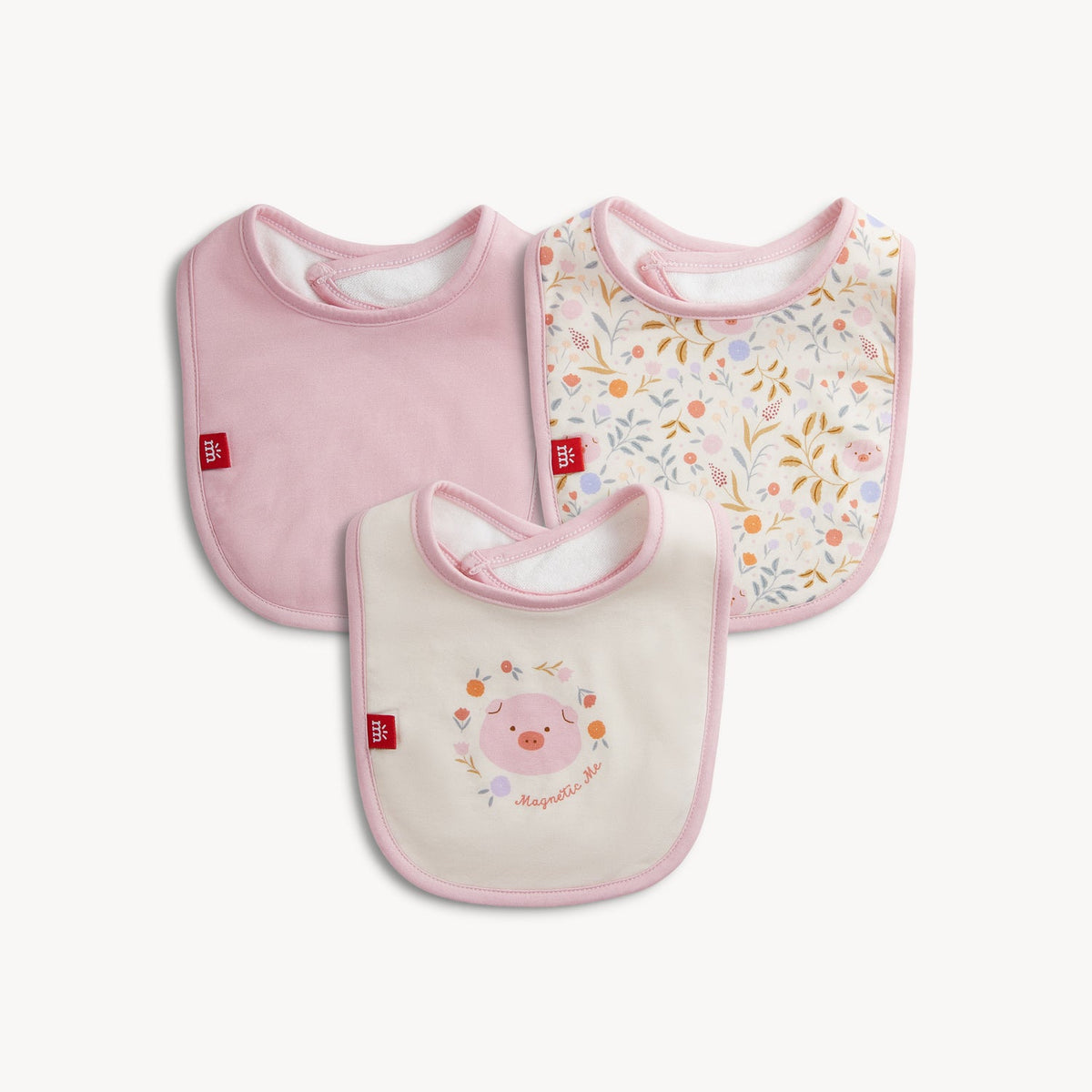Magnetic Bib 3-Pack Oinklet - Magnetic Me