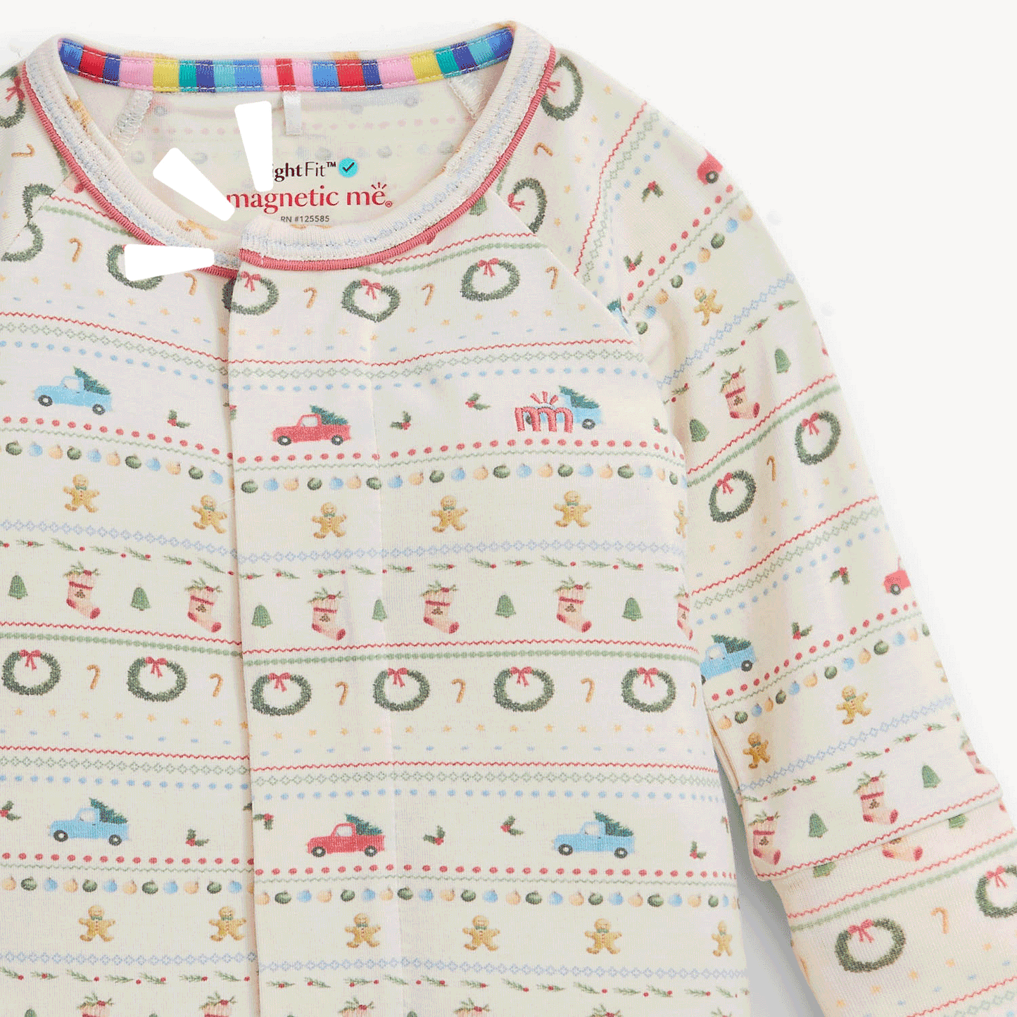 Magnetic Convertible Coverall Traditional Christmas - Magnetic Me
