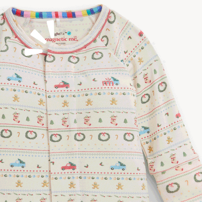 Magnetic Convertible Coverall Traditional Christmas - Magnetic Me