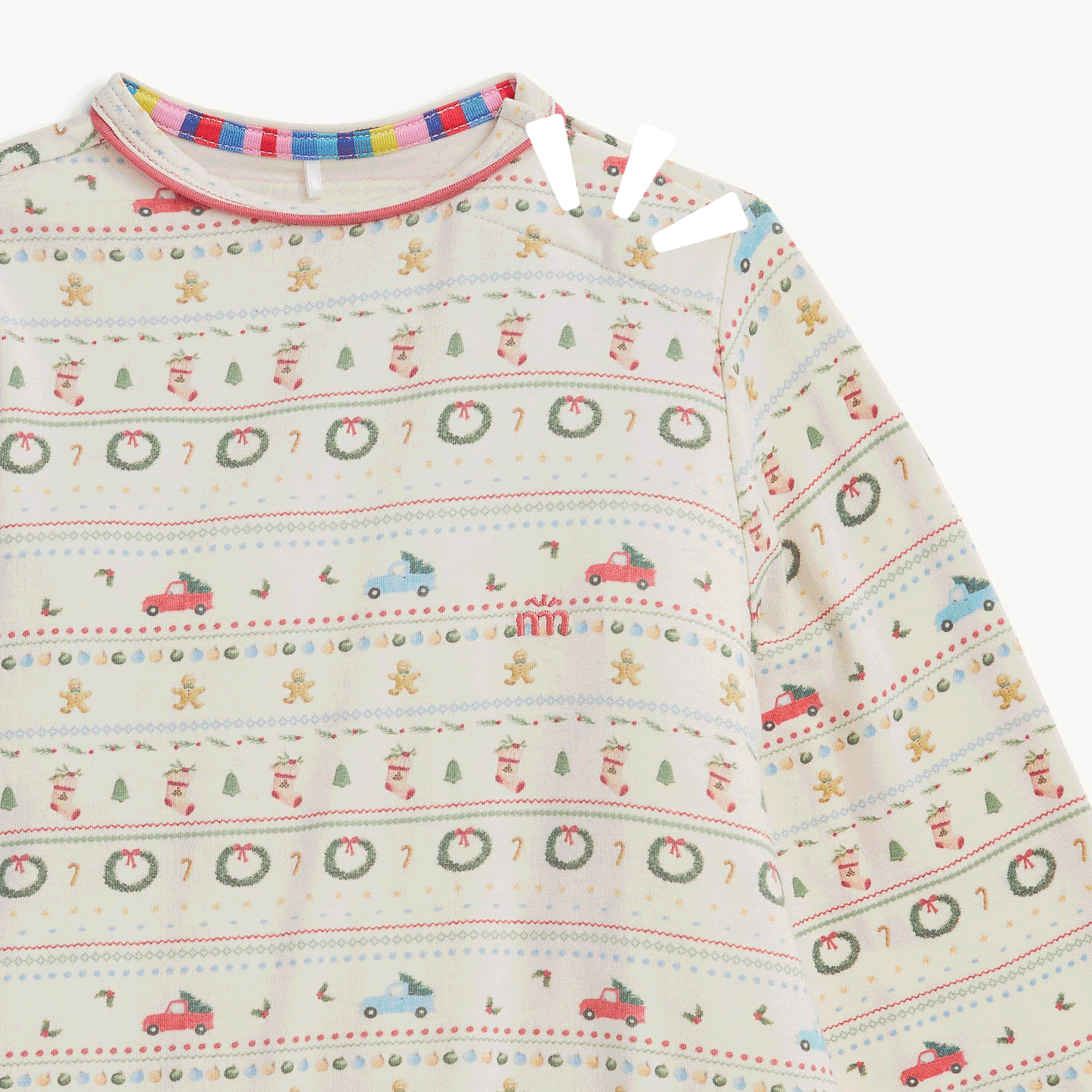 Magnetic Nightgown Traditional Christmas - Magnetic Me