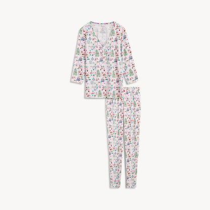 Women's Magnetic Signature PJ Set Winter Village - Magnetic Me