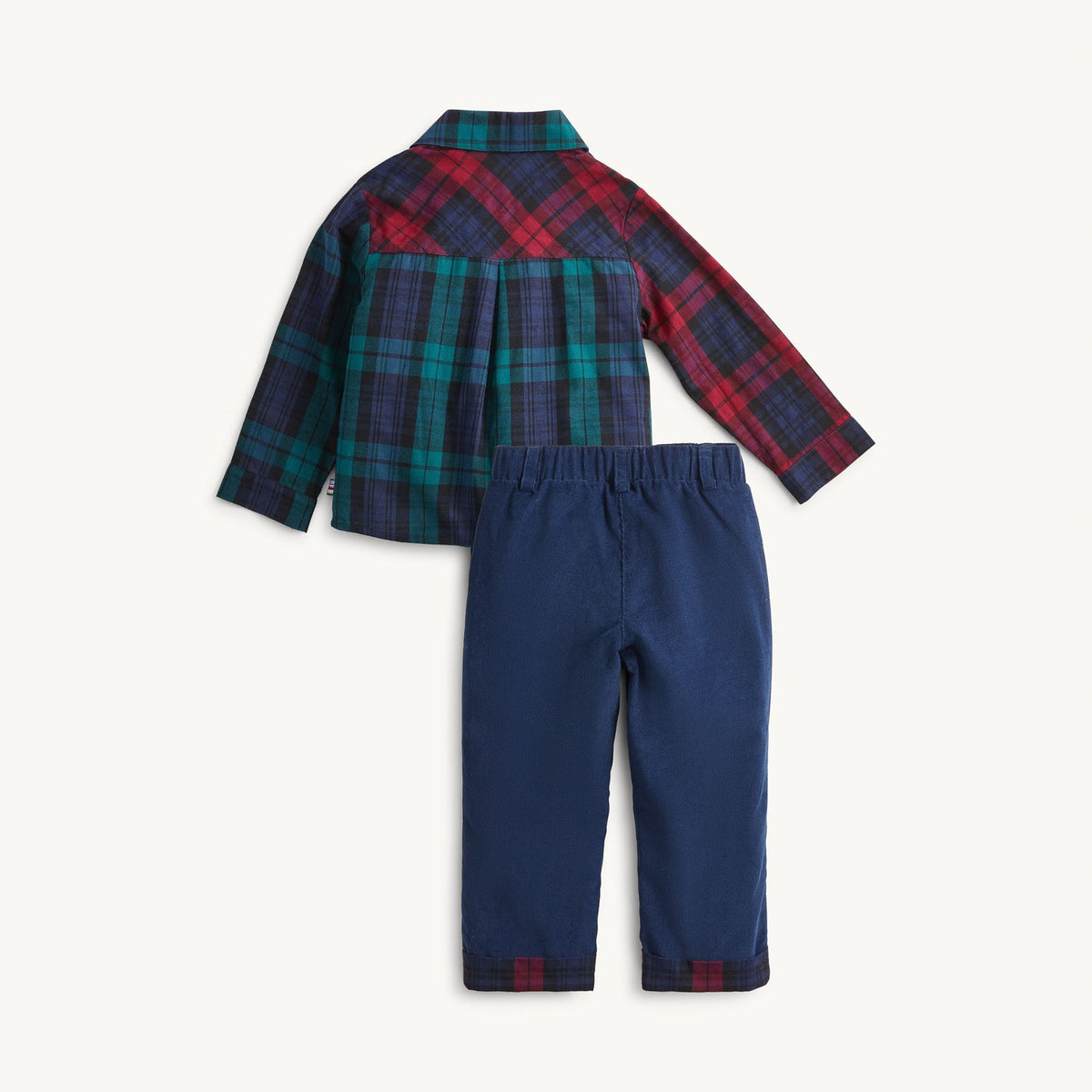 Magnetic Button Down & Pants Set Mad For Plaid - Magnetic Me