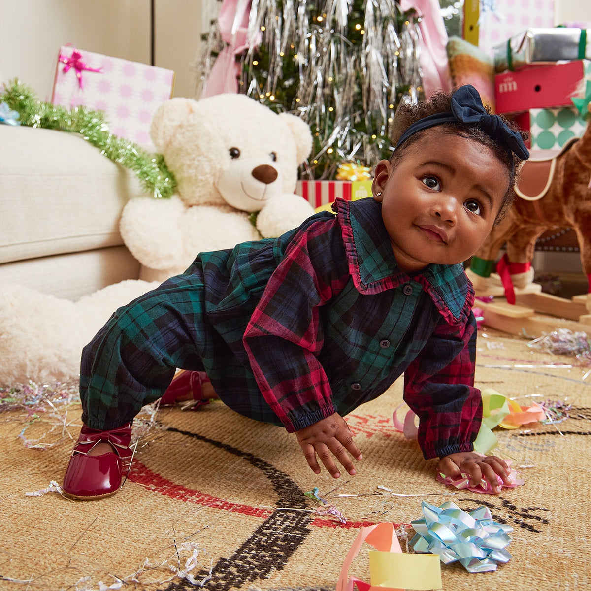 Magnetic Romper Mad For Plaid - Magnetic Me