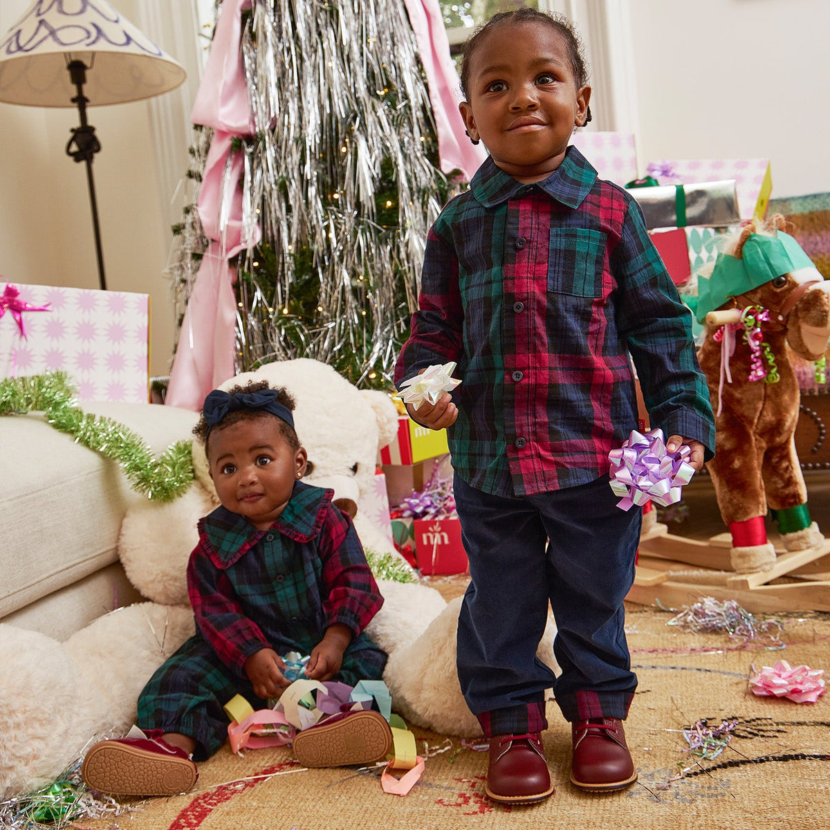 Magnetic Romper Mad For Plaid - Magnetic Me