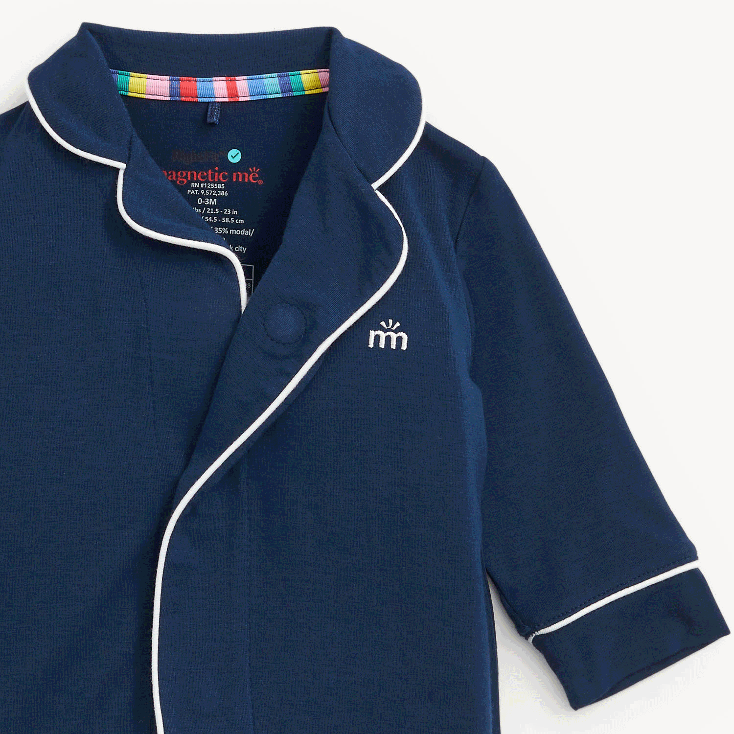 Magnetic Classic with a Twist Coverall Navy - Magnetic Me
