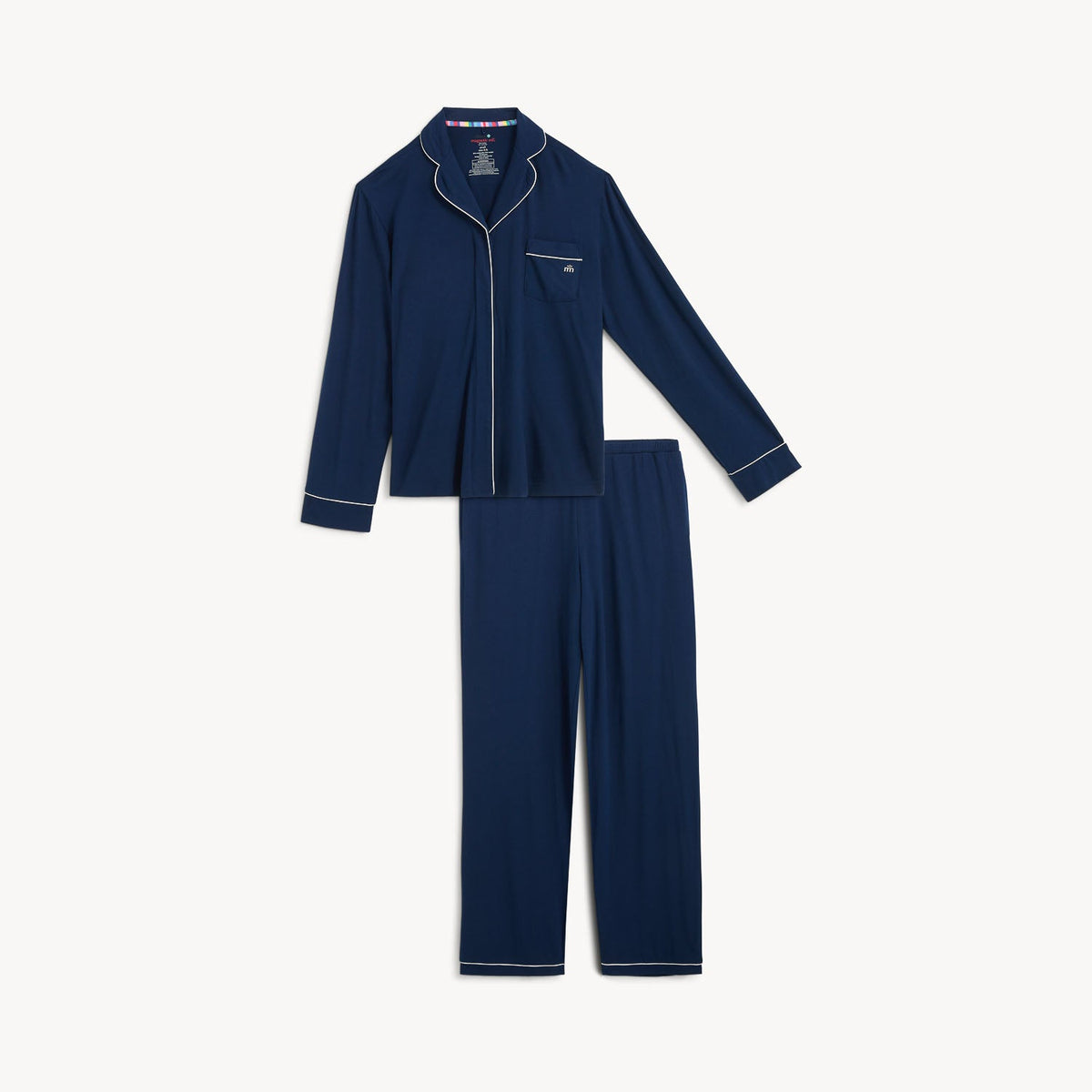 Women's Magnetic Classic with a Twist PJ Set Navy - Magnetic Me