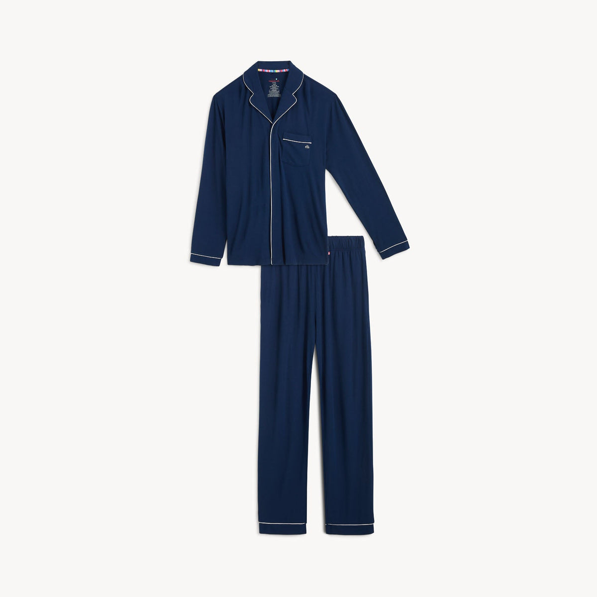 Men's Magnetic Classic with a Twist PJ Set Navy - Magnetic Me