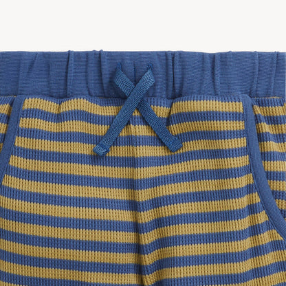 Magnetic Top & Jogger Set Olive & Navy Stripe - Magnetic Me