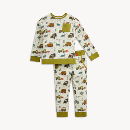 Magnetic Top & Jogger Set Snow To Go - Magnetic Me