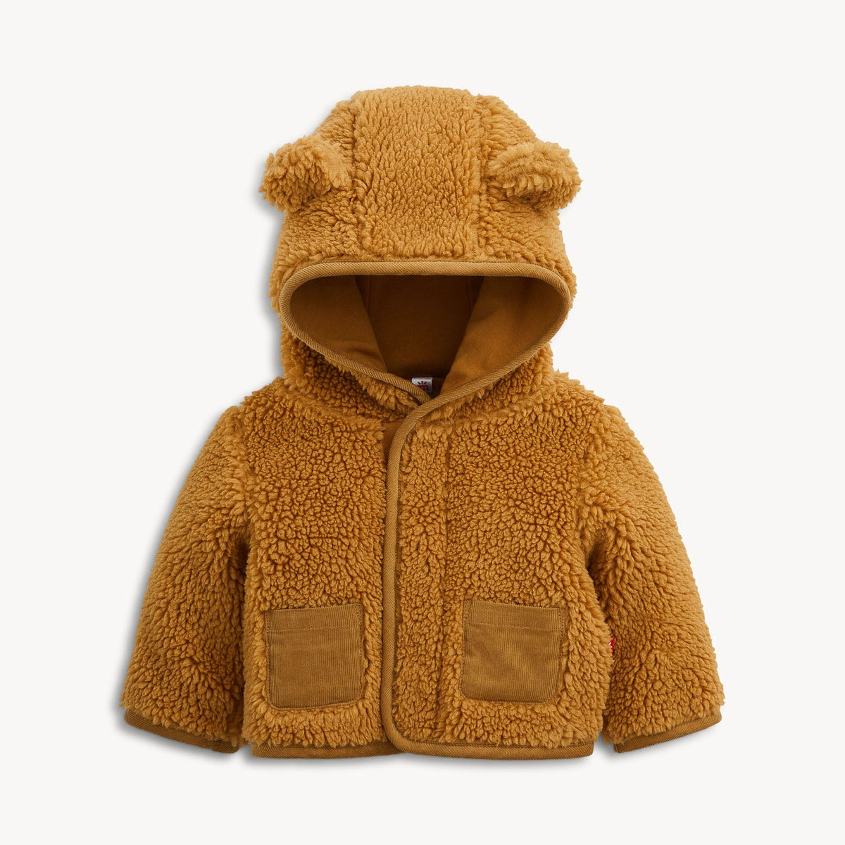 Magnetic Hooded Jacket Brown Baby Bear - Magnetic Me