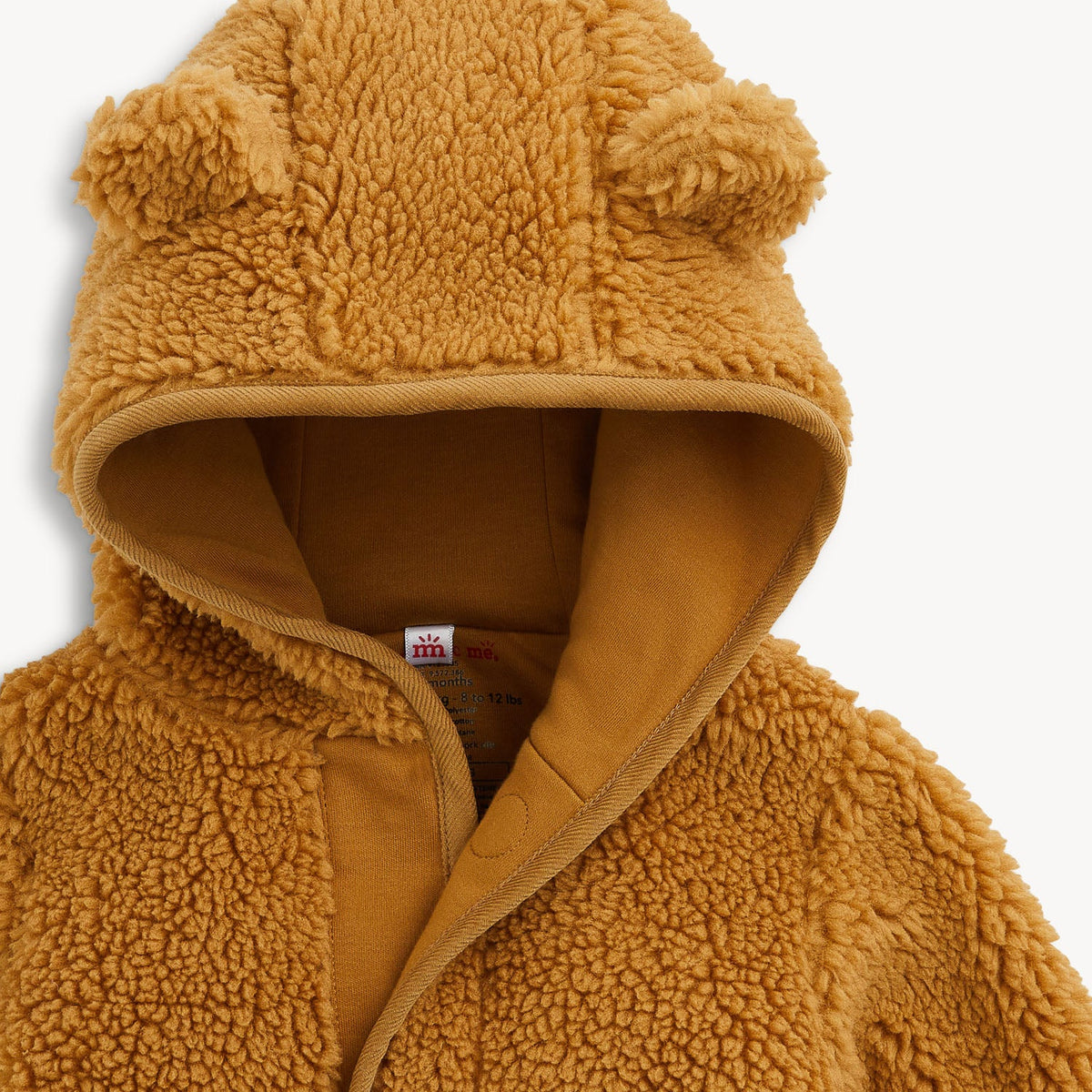 Magnetic Hooded Jacket Brown Baby Bear - Magnetic Me