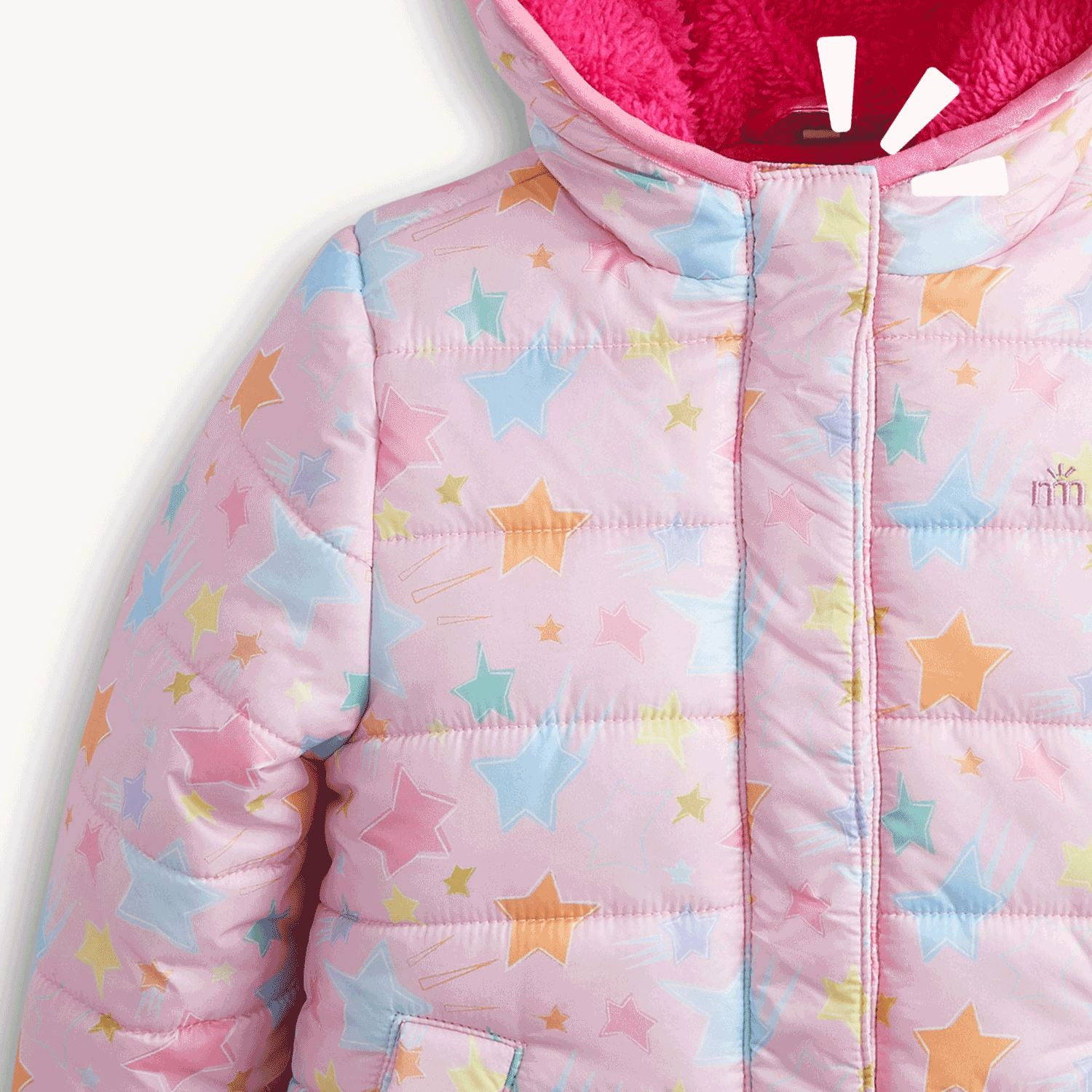 Heavyweight Magnetic Puffer Pink Stars - Magnetic Me