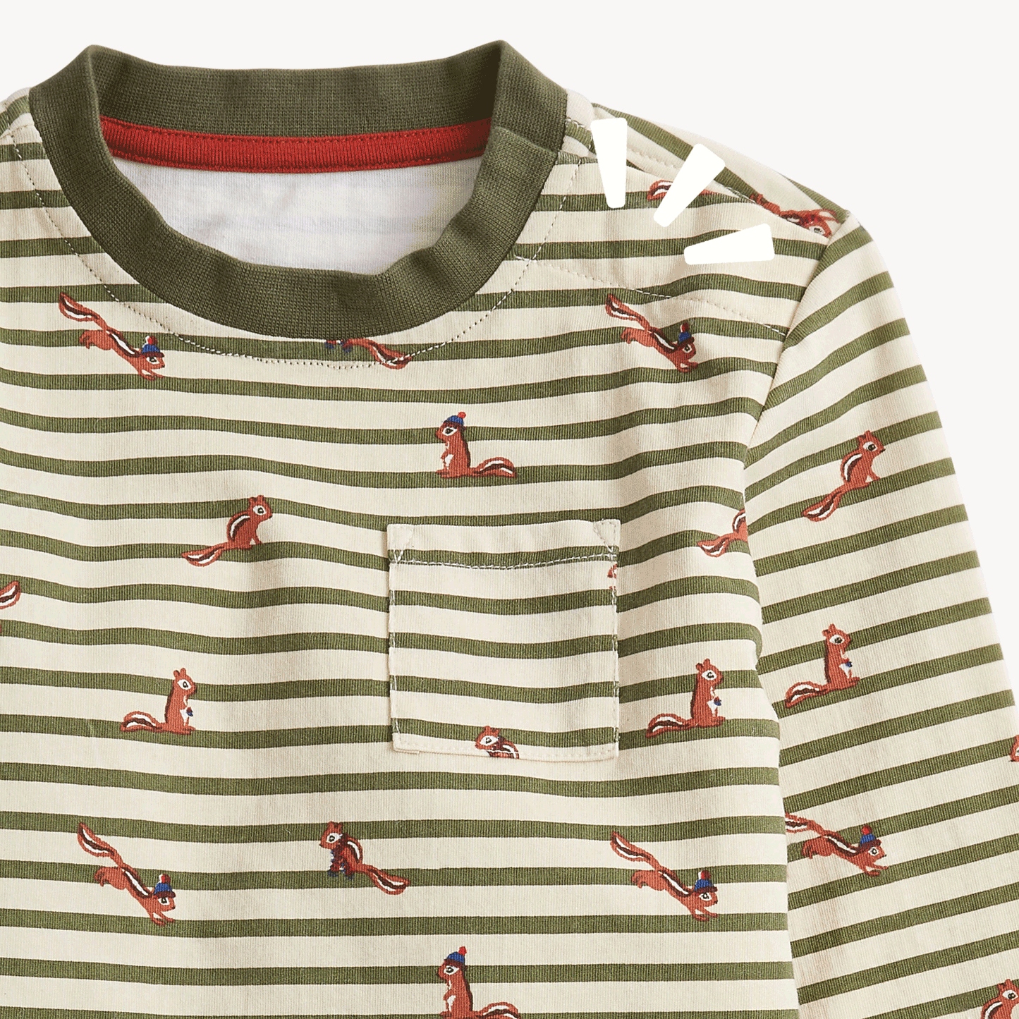 Magnetic Shirt & Pant Set Forest Stripe - Magnetic Me
