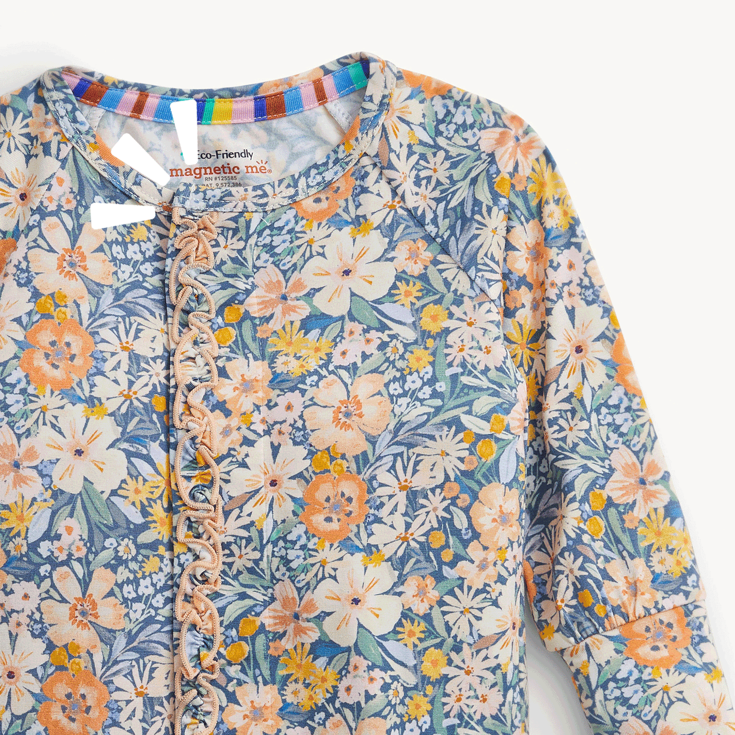 Magnetic Convertible Coverall Flora - Magnetic Me