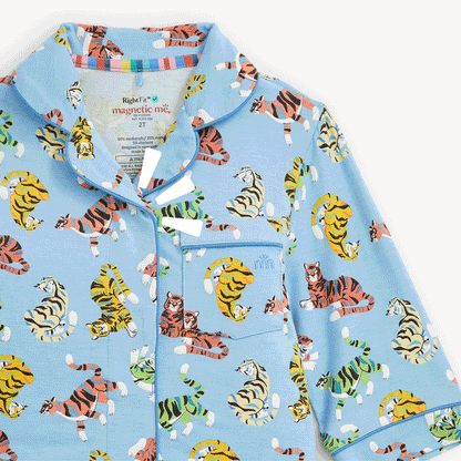 Magnetic Classic with a Twist PJ Set Tiger Kings - Magnetic Me