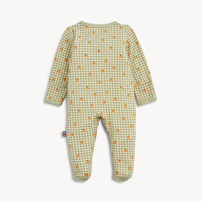 Magnetic Footie Pumpkin Plaid - Magnetic Me