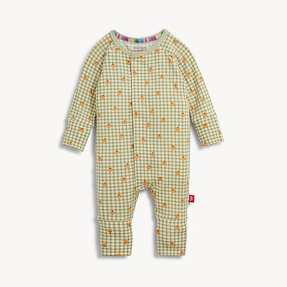 Magnetic Convertible Coverall Pumpkin Plaid - Magnetic Me