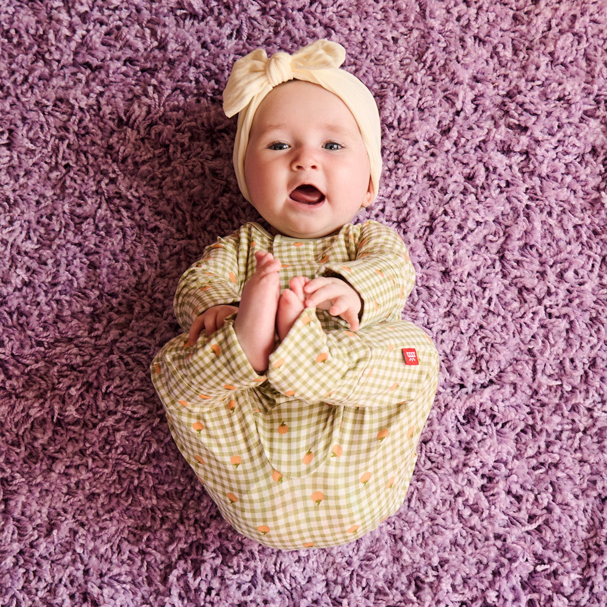 Magnetic Convertible Coverall Pumpkin Plaid - Magnetic Me