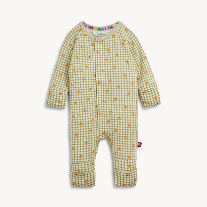 Magnetic Convertible Coverall Pumpkin Plaid - Magnetic Me