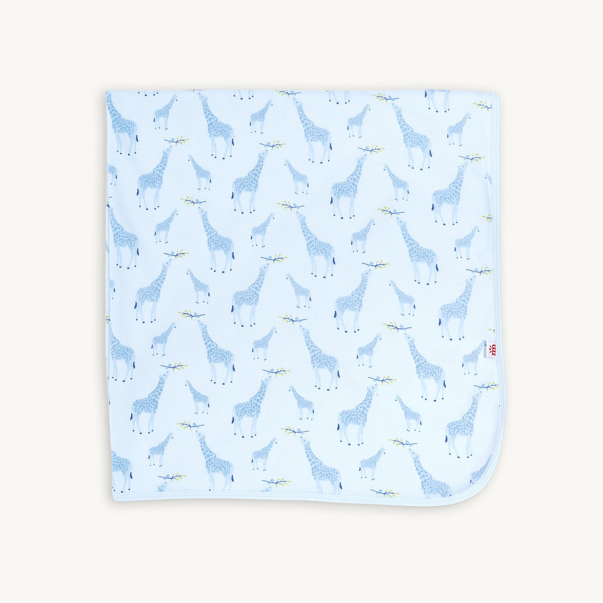 Baby Blanket Blue Jolie Giraffe - Magnetic Me