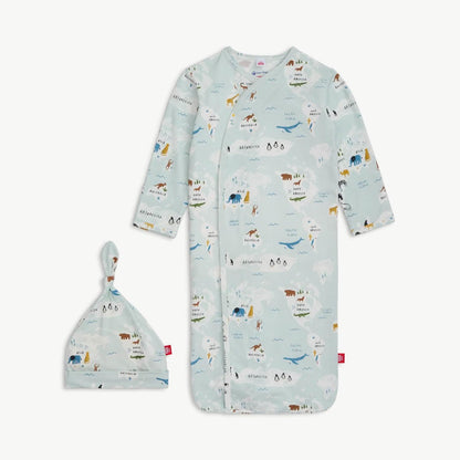 Magnetic Gown & Hat Set Sea the World - Magnetic Me