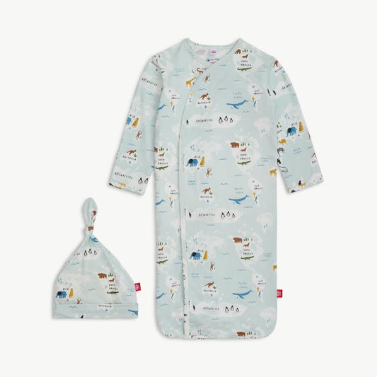 Magnetic Gown & Hat Set Sea the World - Magnetic Me