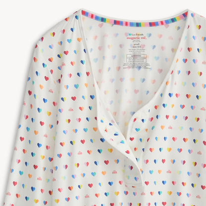 Women's Magnetic Signature PJ Set Branded Heart - Magnetic Me