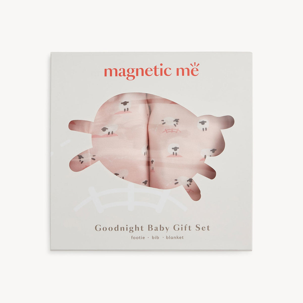Goodnight Baby Gift Set Baa Baa Baby Pink - Magnetic Me
