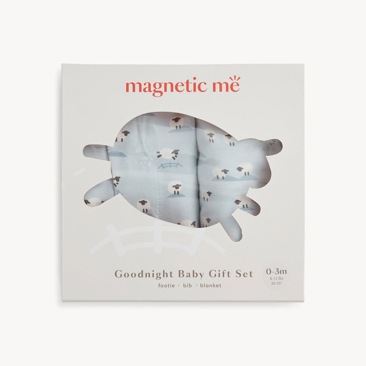 Goodnight Baby Gift Set Baa Baa Baby Blue - Magnetic Me