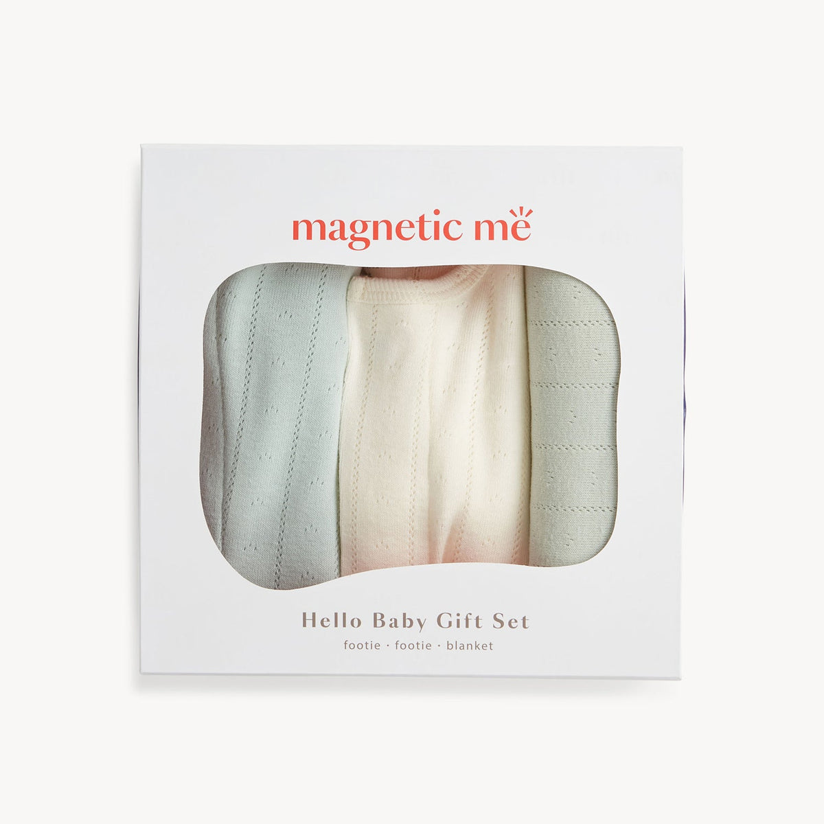 Hello Baby Gift Set Seagrass / Tofu - Magnetic Me
