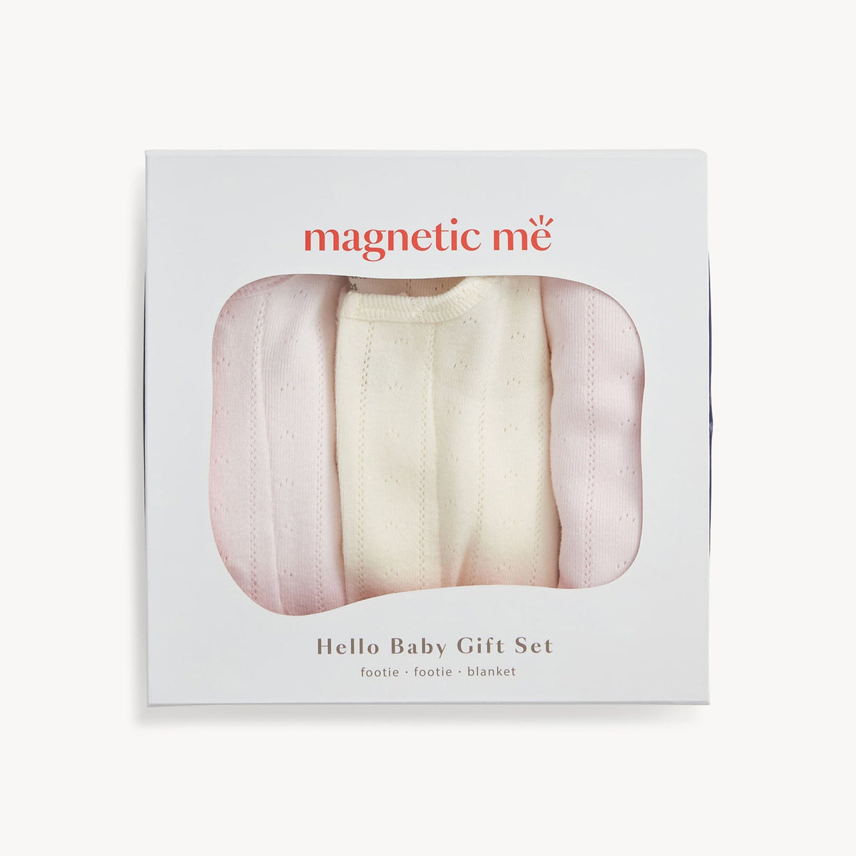 Hello Baby Gift Set Cotton Candy / Tofu - Magnetic Me