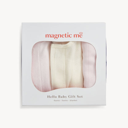 Hello Baby Gift Set Cotton Candy / Tofu - Magnetic Me