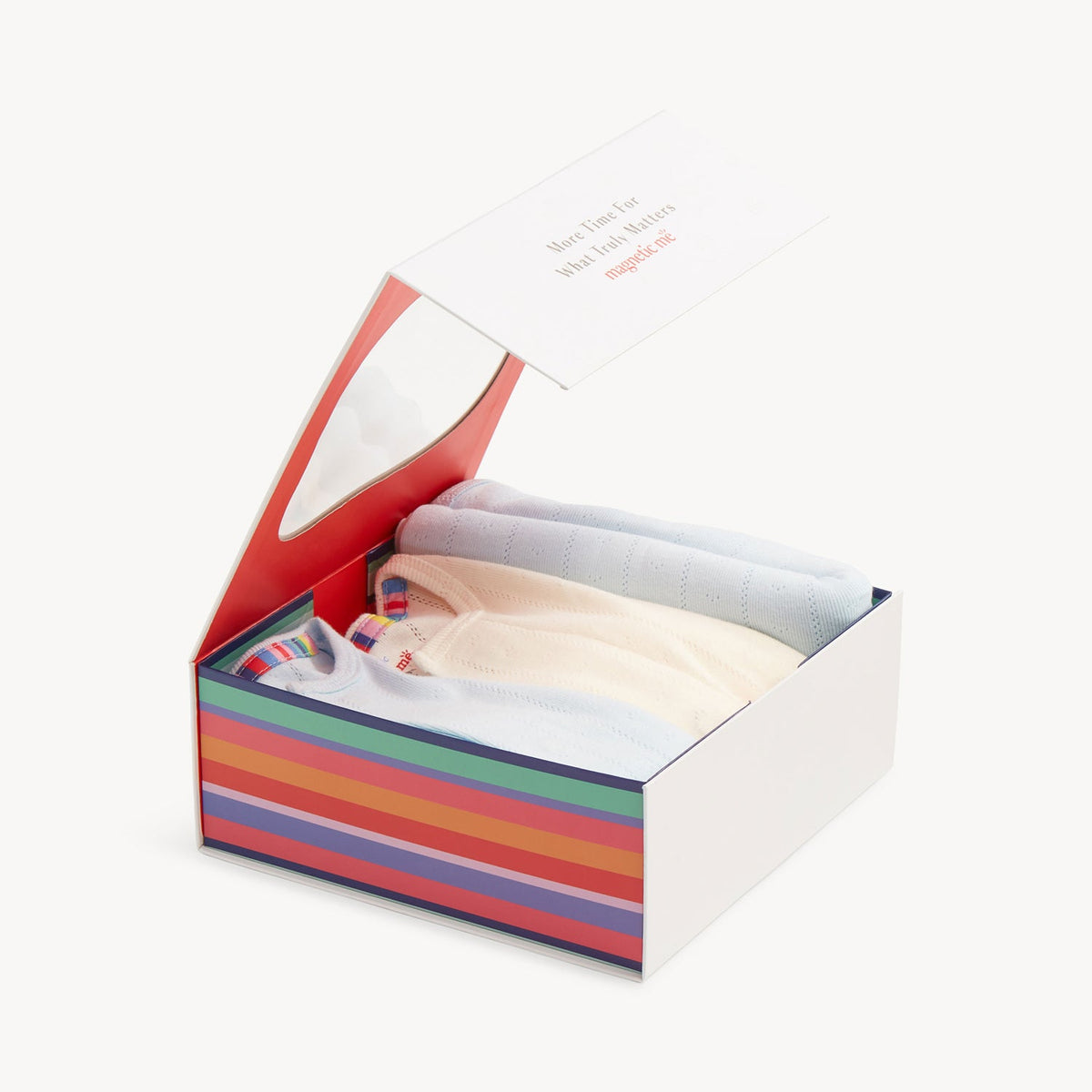 Hello Baby Gift Set Sky Blue / Cream - Magnetic Me