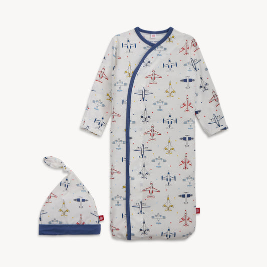 Magnetic Gown & Hat Set Just Plane Fun - Magnetic Me