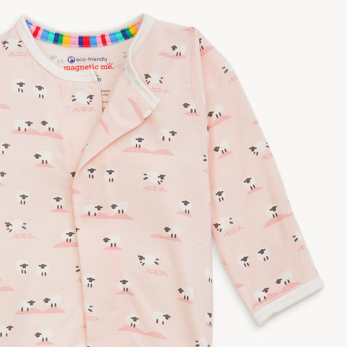 Magnetic Footie Pink Baa Baa Baby - Magnetic Me