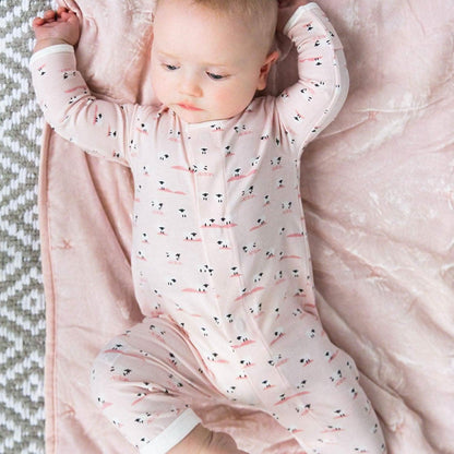 Magnetic Coverall Pink Baa Baa Baby - Magnetic Me