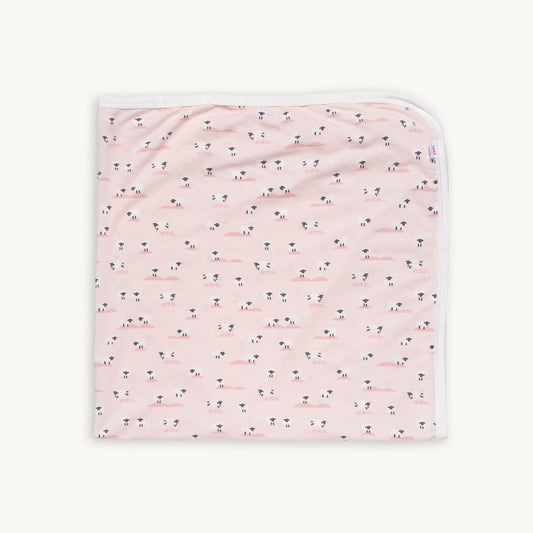 Baby Blanket Pink Baa Baa Baby - Magnetic Me