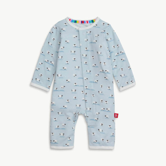 Magnetic Coverall Blue Baa Baa Baby - Magnetic Me