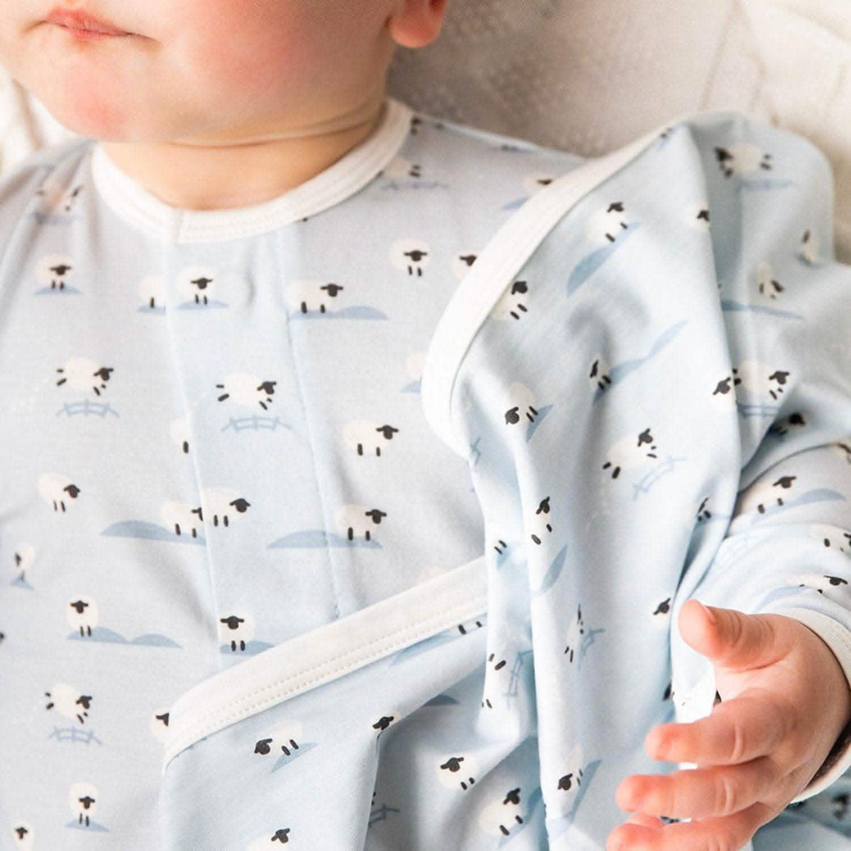 Baby Blanket Blue Baa Baa Baby - Magnetic Me