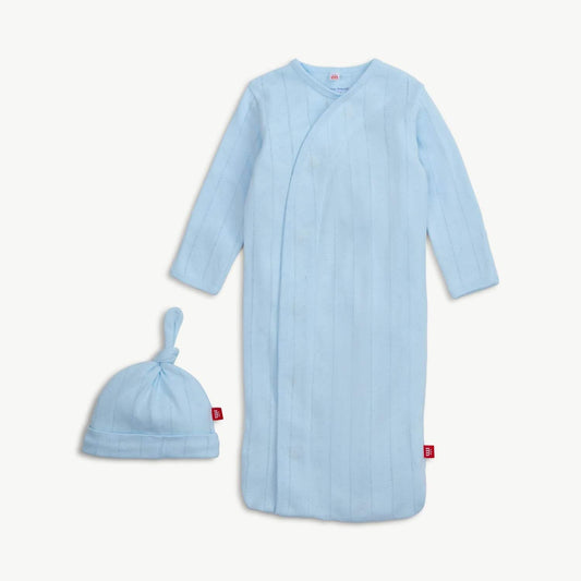 Magnetic Gown & Hat Set Blue Love Lines - Magnetic Me