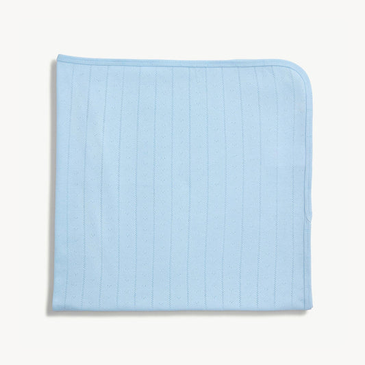 Baby Blanket Blue Love Lines - Magnetic Me