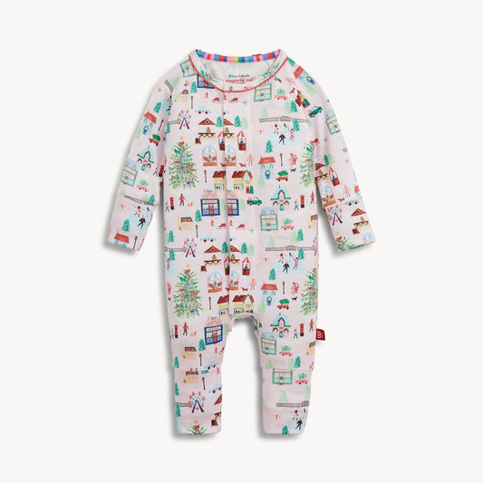 Magnetic Convertible Coverall Winter Village - Magnetic Me
