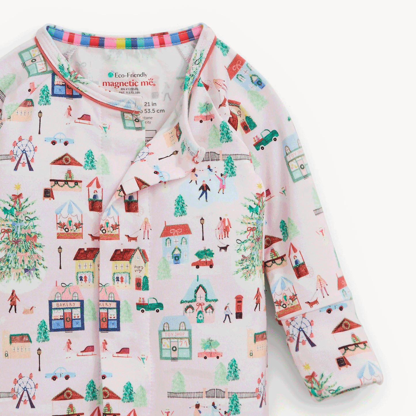 Magnetic Convertible Coverall Winter Village - Magnetic Me