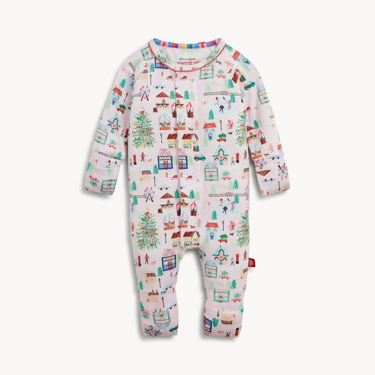 Magnetic Convertible Coverall Winter Village - Magnetic Me