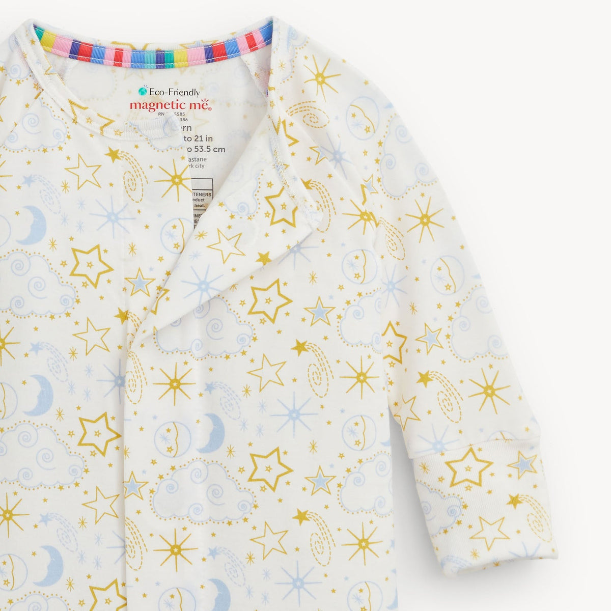 Magnetic Convertible Coverall Star Signs Blue - Magnetic Me